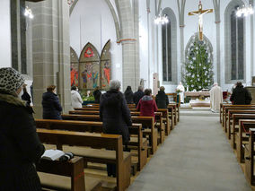 Darstellung des Herrn mit Kerzenweihe und Blasiussegen (Foto: Karl-Franz Thiede)